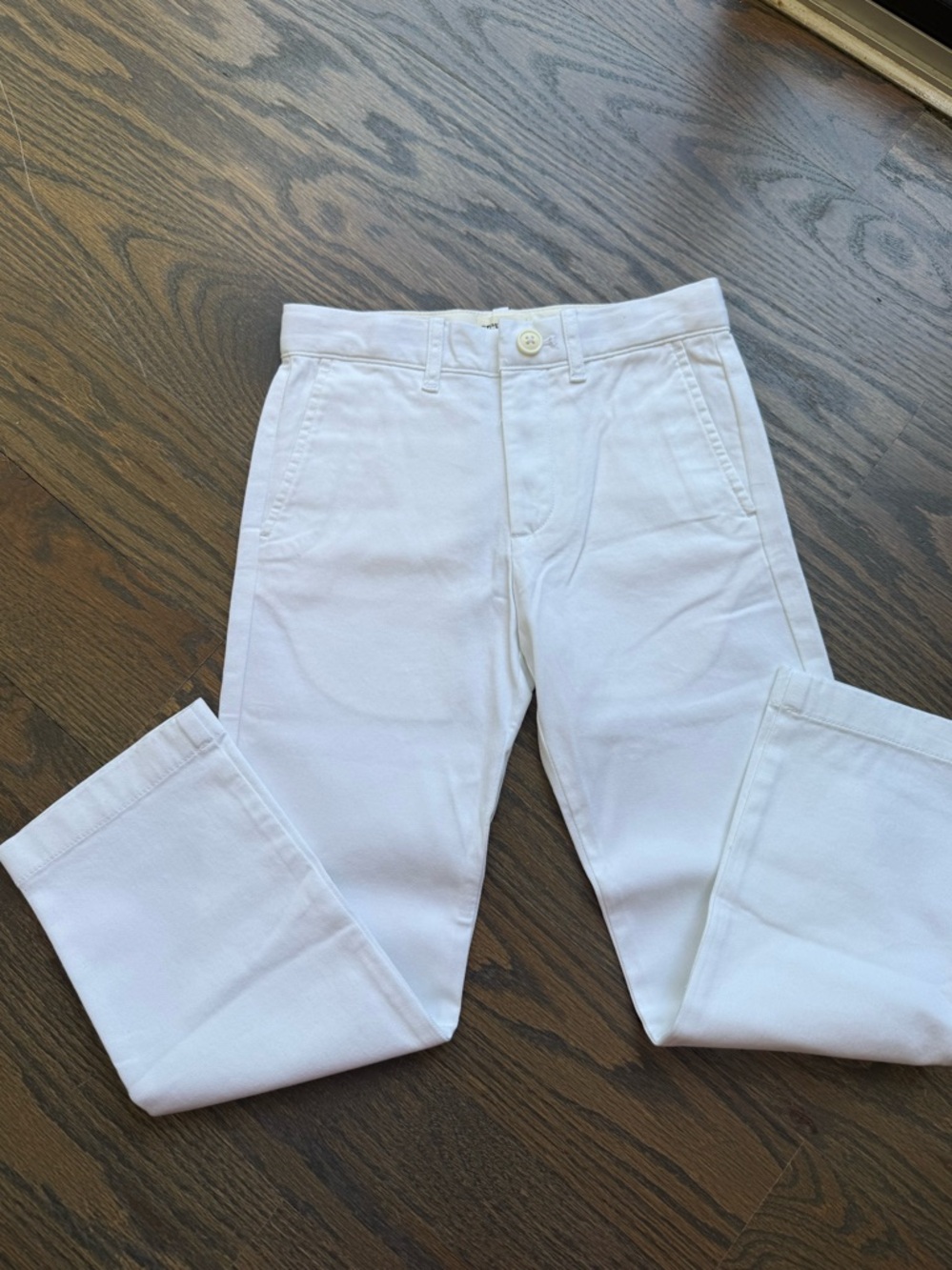 J. Crew Classic White Chino Pants
